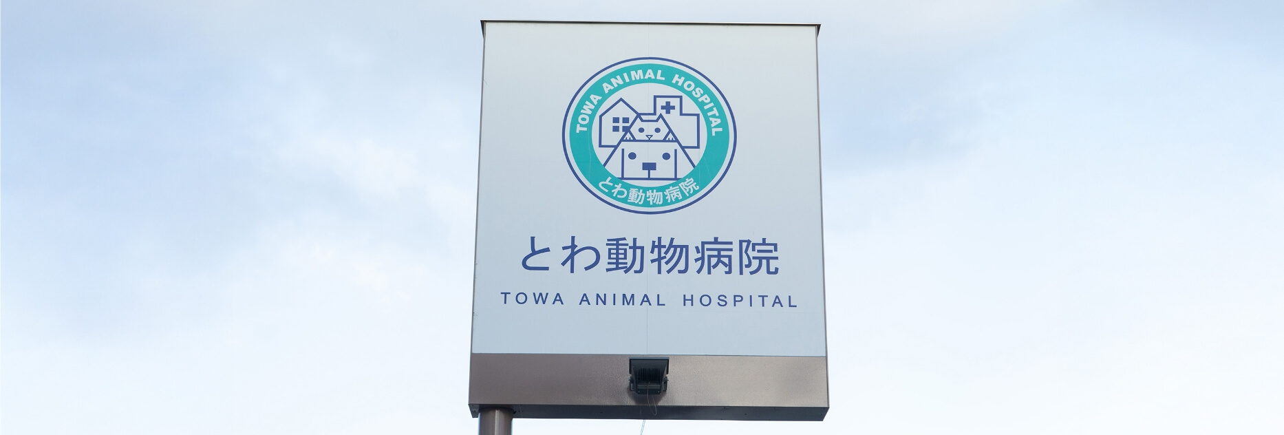 とわ動物病院の玄関